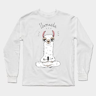 llama yoga Long Sleeve T-Shirt